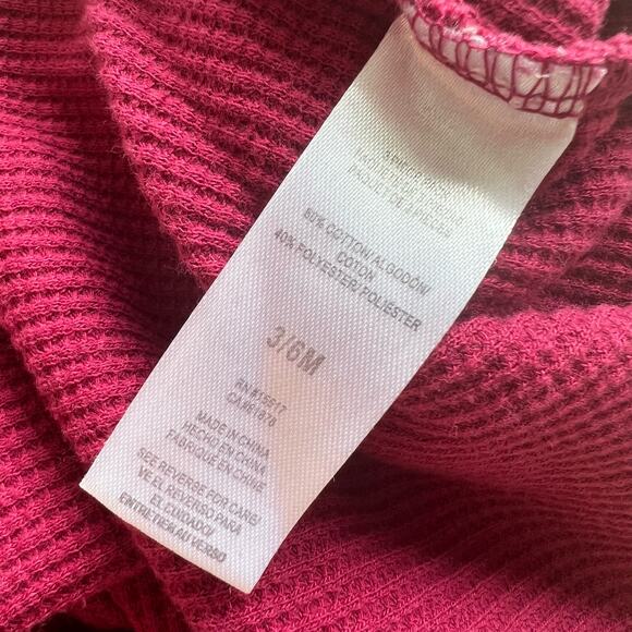 Disney Baby Pink Minnie Mouse Waffle Knit Long Sleeve One Piece Set of 2 - Picture 14 of 14